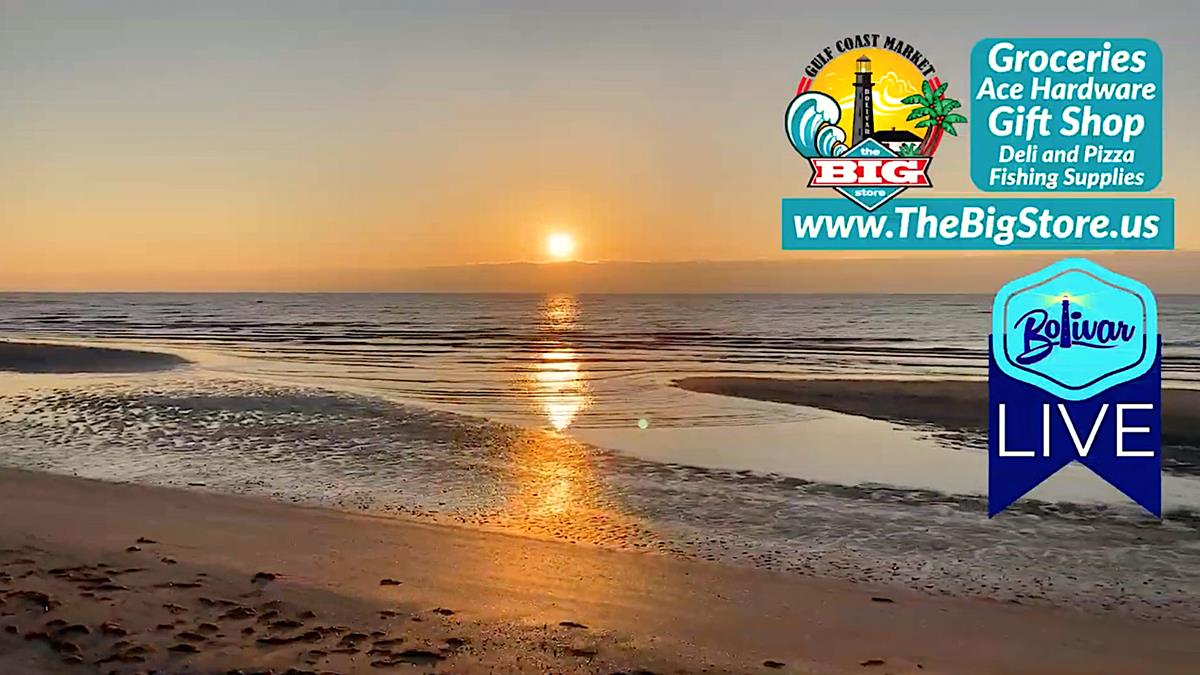 A Crystal Beach, Texas Beachfront View This Saturday Morning.