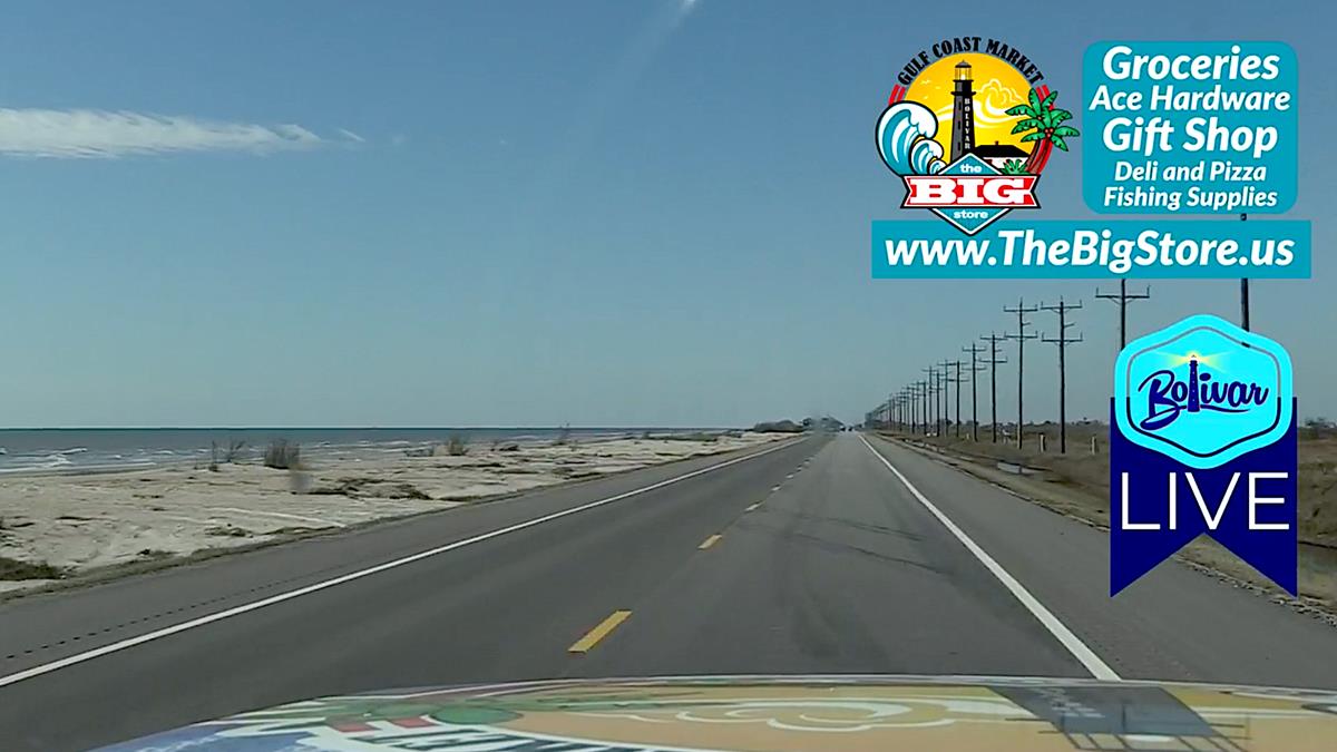 A Midmorning View Along Hwy 87 On Bolivar Peninsula, A Welcome View.