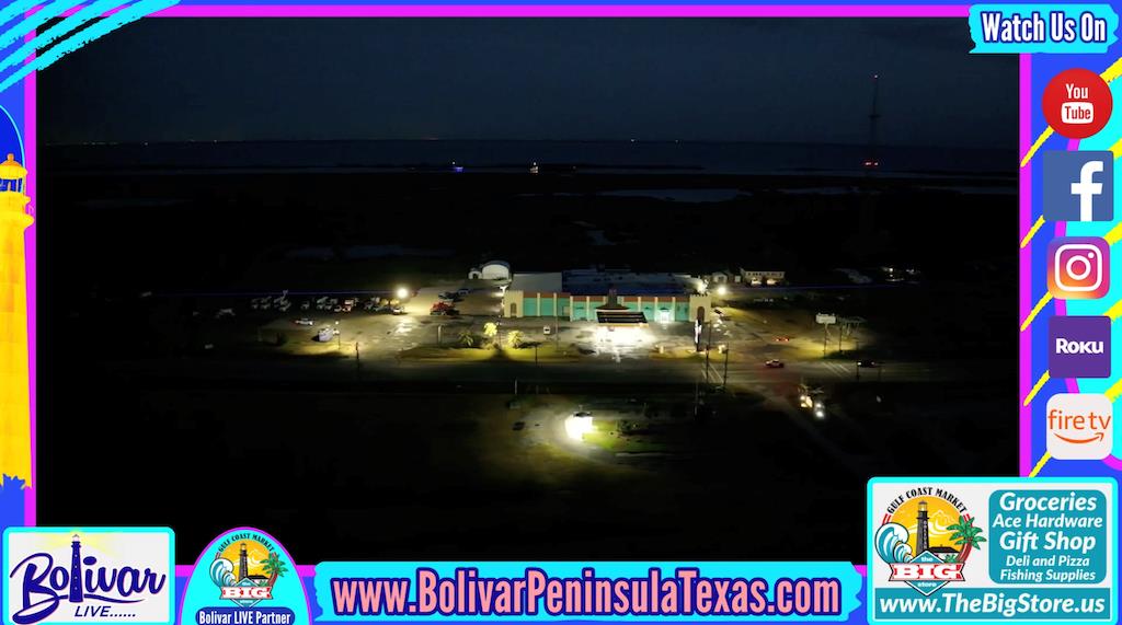 An Early Morning View Of Crystal Beach, Texas From Above