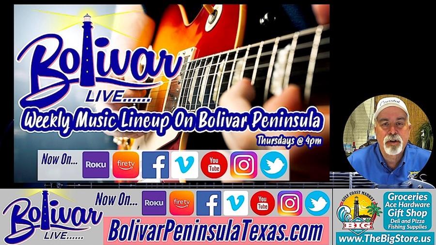 Bands On Bolivar Peninsula, Weekend Outlook, May 18, 2023.