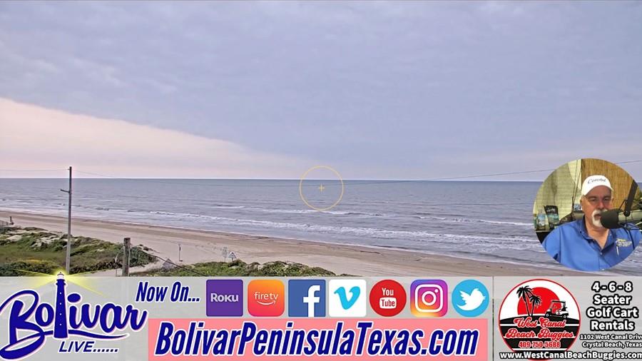Beachfront View, Weather, and More With Bolivar Live