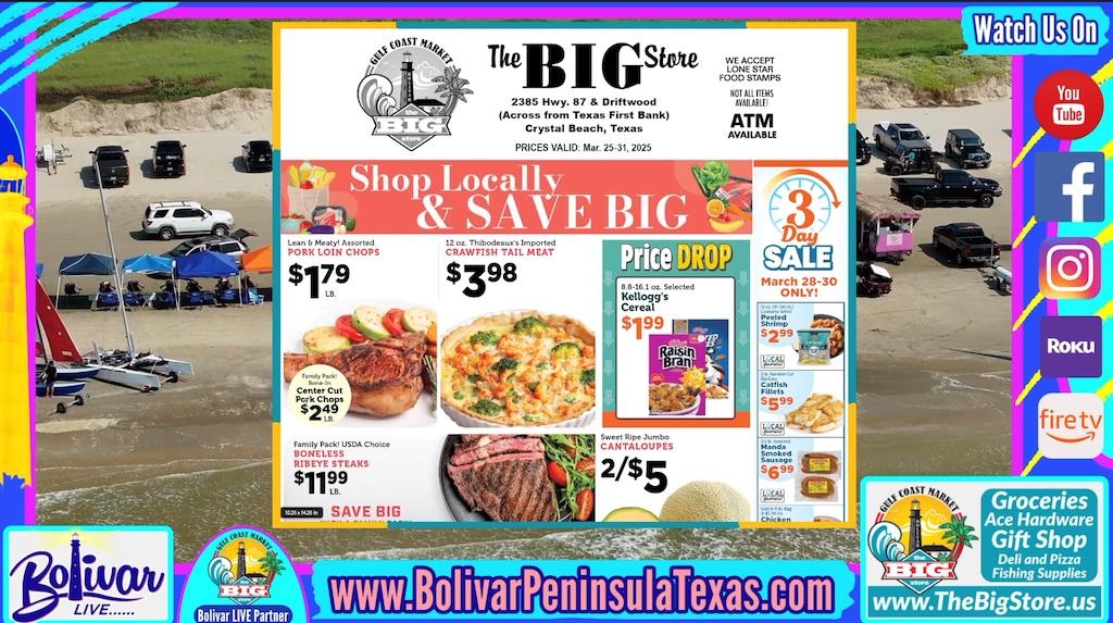 Big Store Sales Ad For Spring 2025 On The Upper Texas Coast