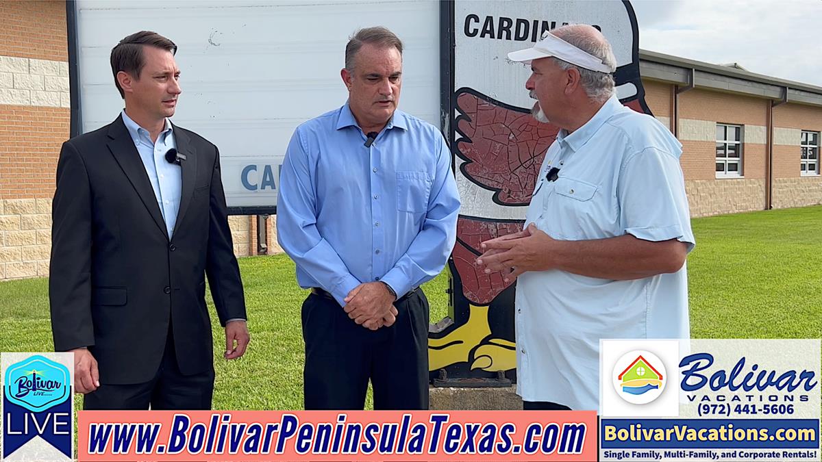 Bolivar Live Talks With High Island New Superintendent and Principle.