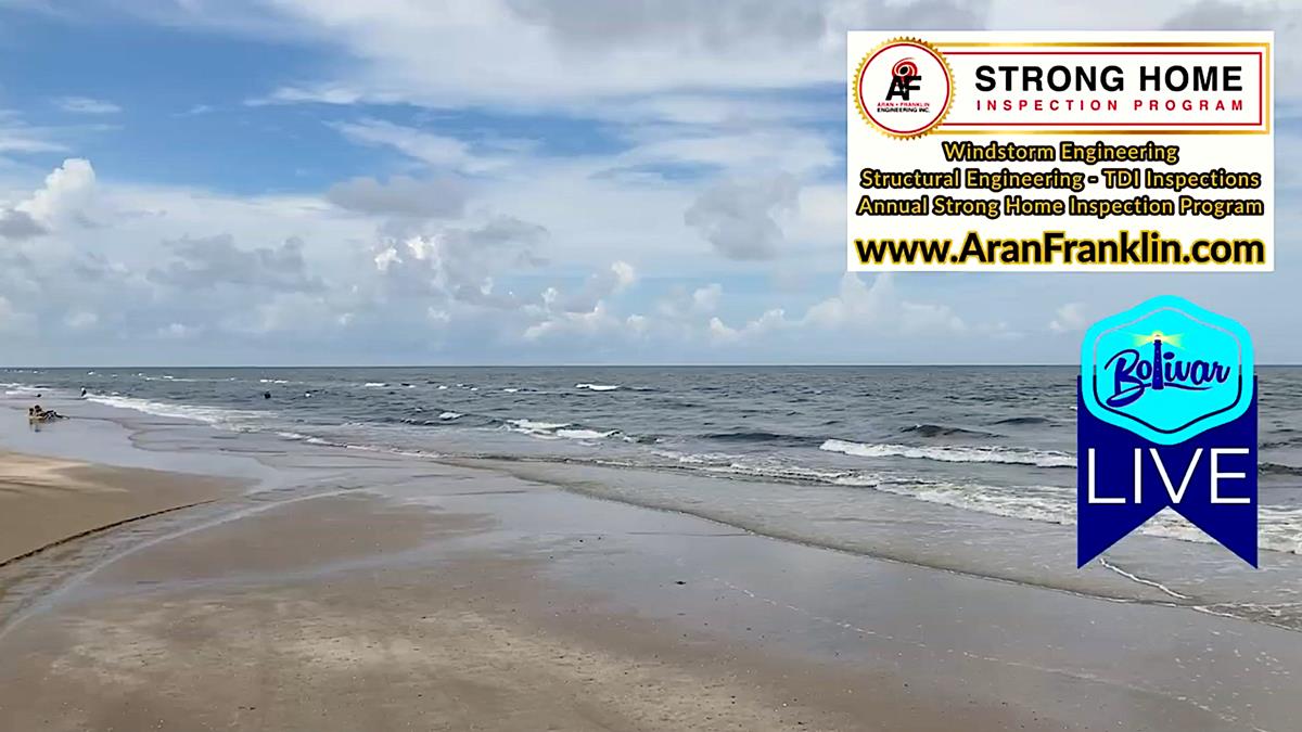 Bolivar Peninsula Dries Out From Scattered Morning Rains