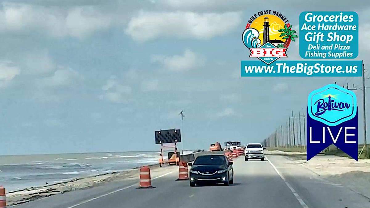 Bolivar Peninsula, Hwy 87 Repair Update.