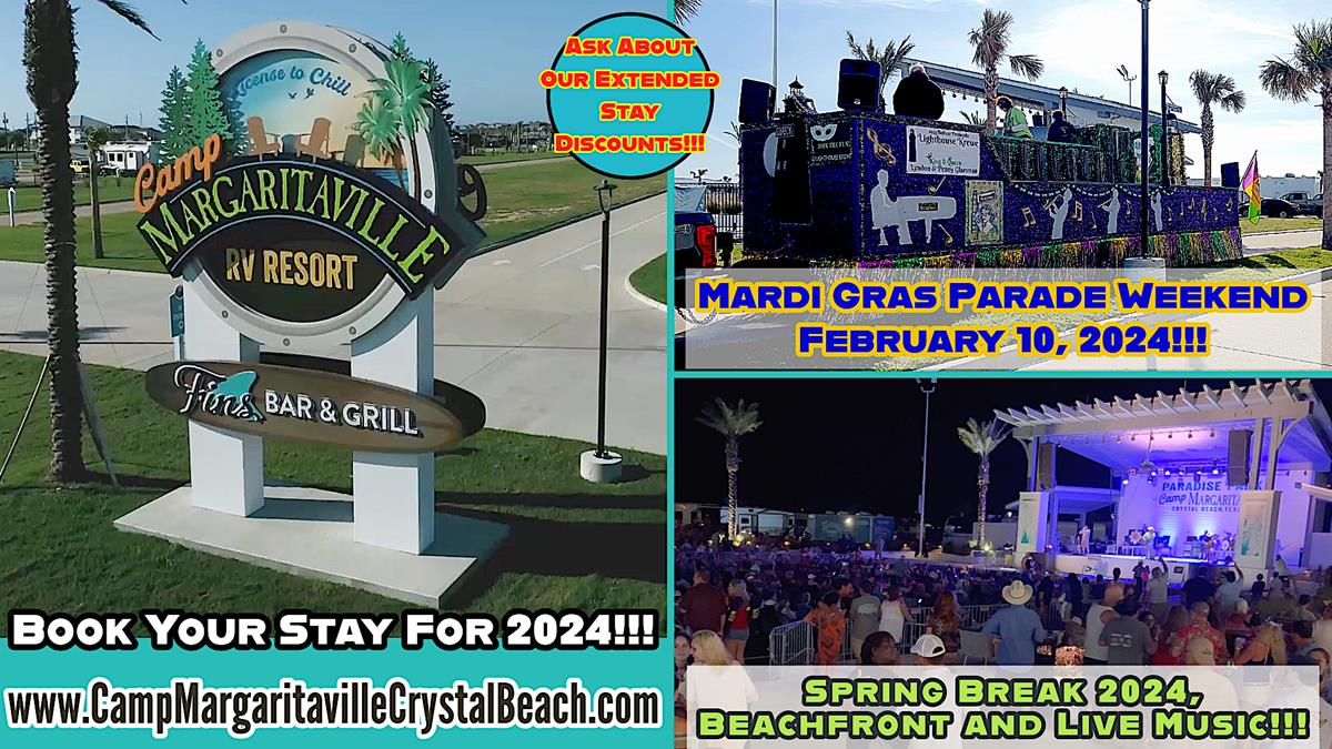 Camp Margaritaville Crystal Beach, 2024.