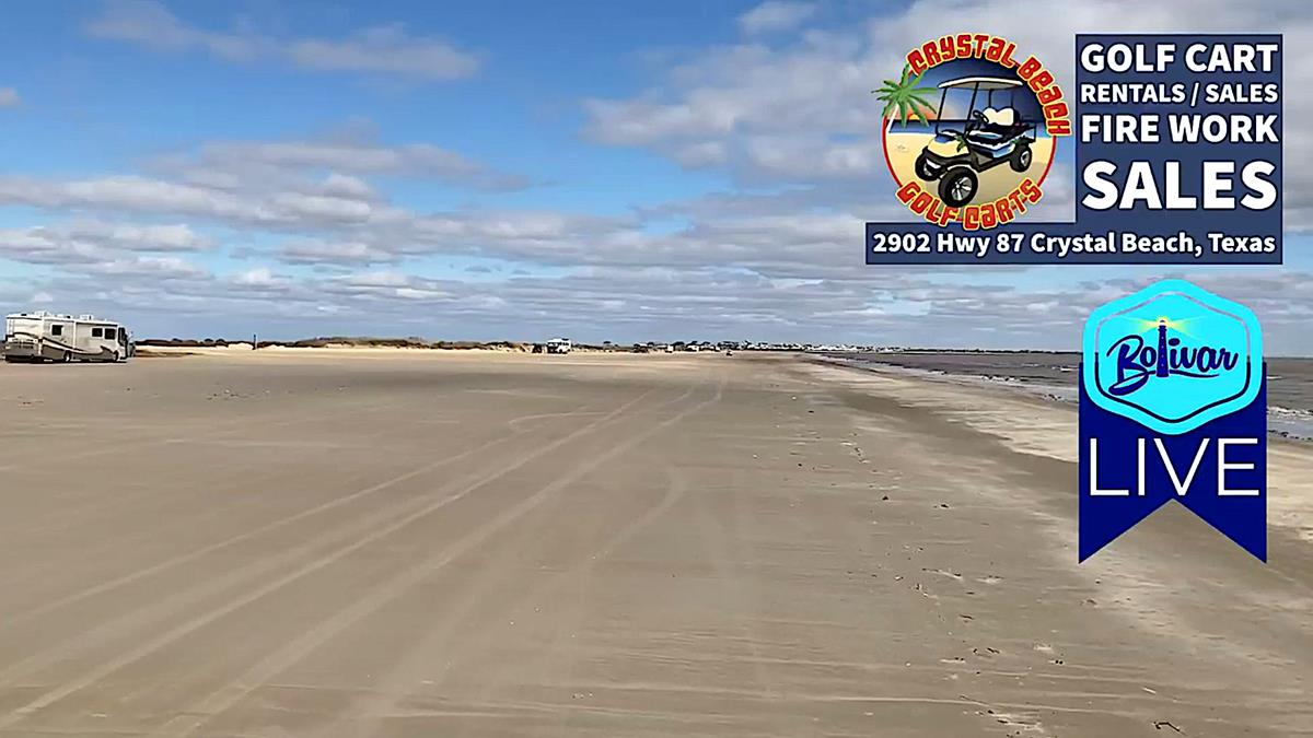 Clouds and Sun Make Up Today In Crystal Beach, Texas.