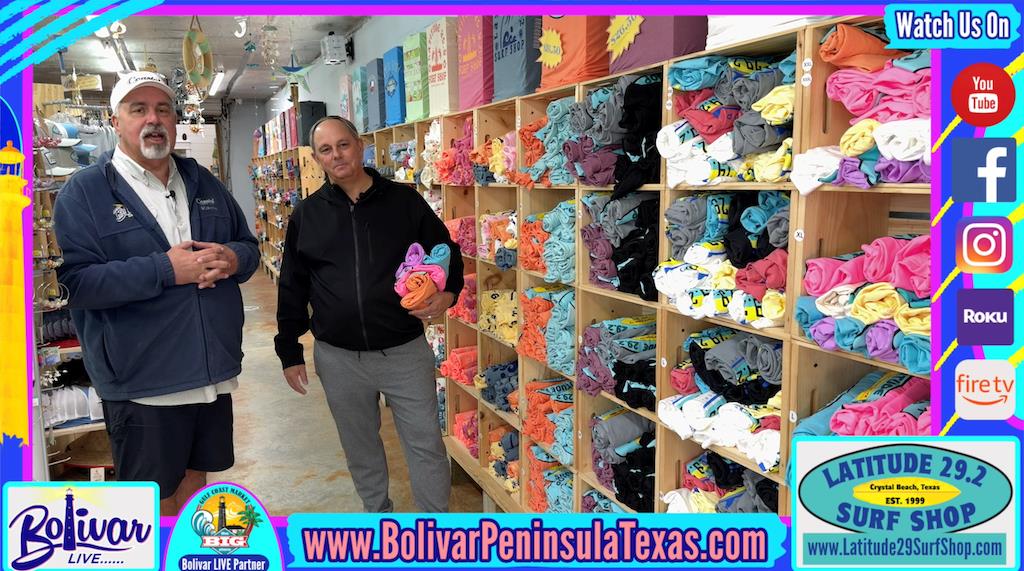 Coastal Surf Shop, T-Shirt Restock And More In Crystal Beach, Texas