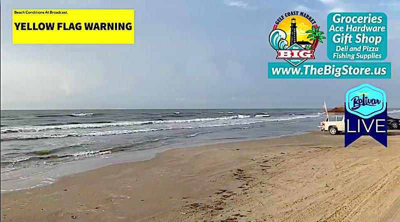 Crystal Beach, Texas Beachfront Greeted With Cooler Morning!