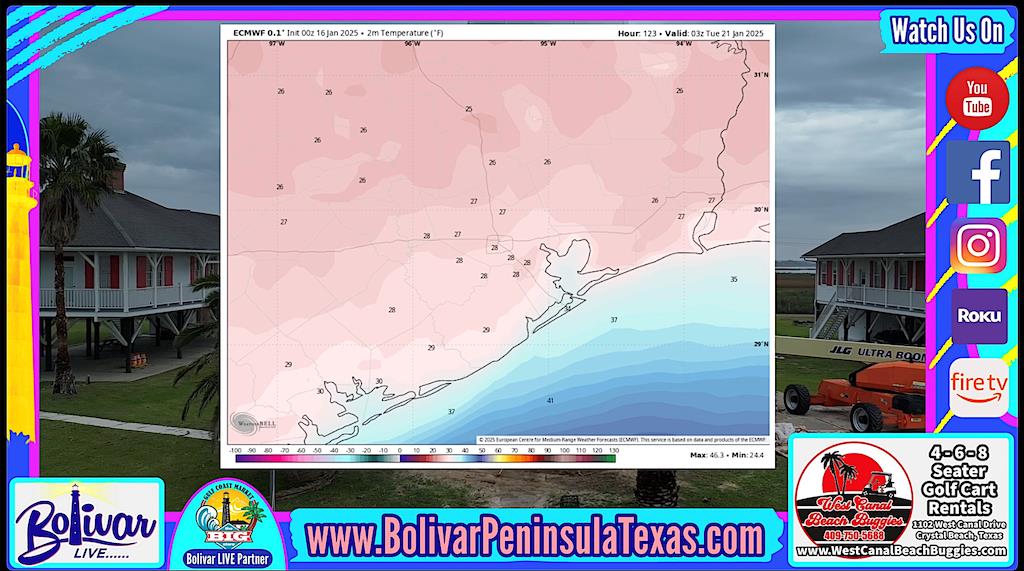 Crystal Beach, Texas, Enjoy The Weekend, Next Week Could Be A Lot Cooler.