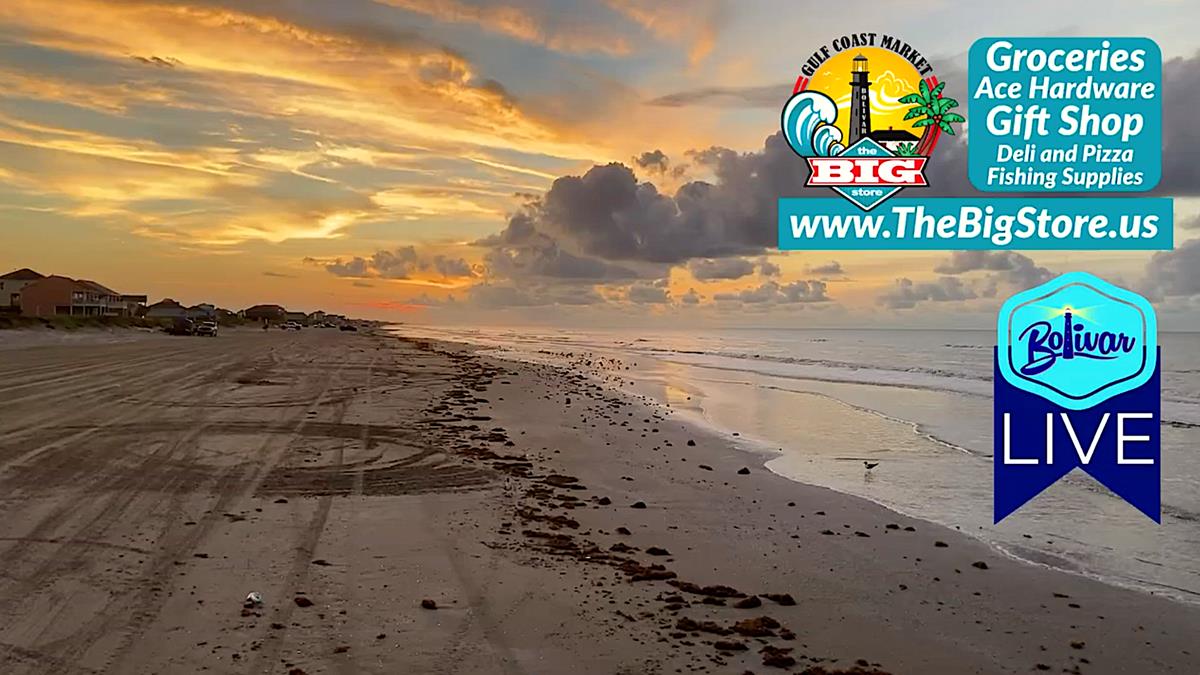 Crystal Beach, Texas Friday Morning Kick-off Weekend.