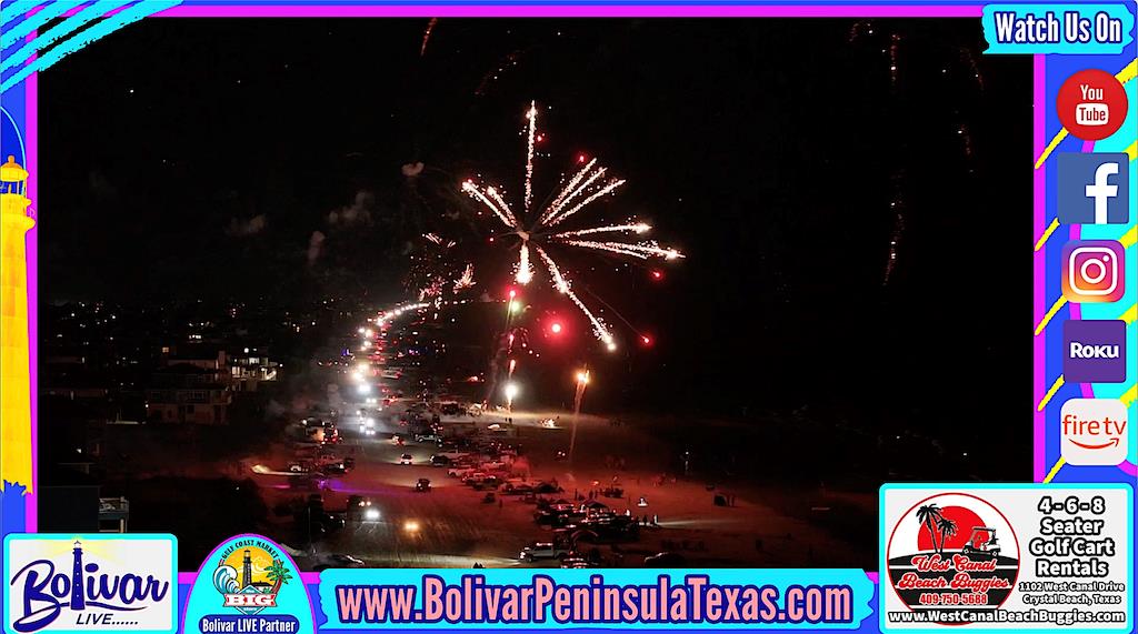 Crystal Beach, Texas New Year's Eve Party Beachfront
