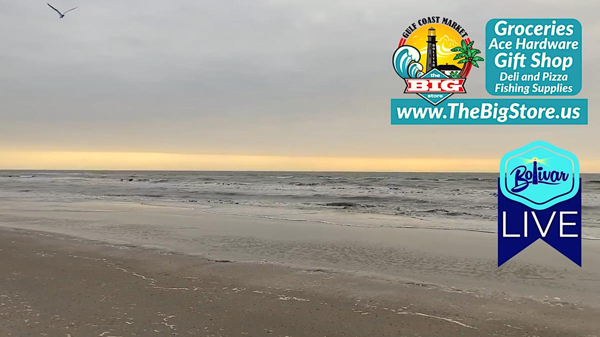 Crystal Beach, Texas, Pour The Coffee And Enjoy The Beachfront View.