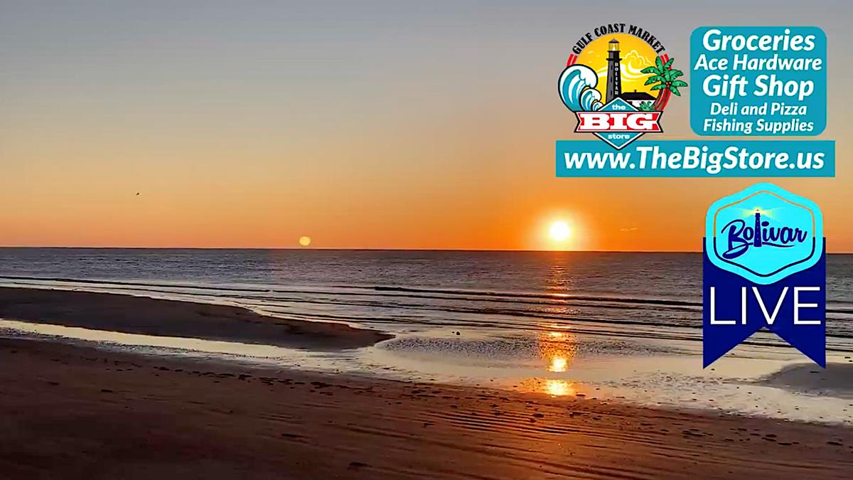 Despite Wind, Rain and Hail, It's Sunny Skies In Paradise On Bolivar Peninsula.