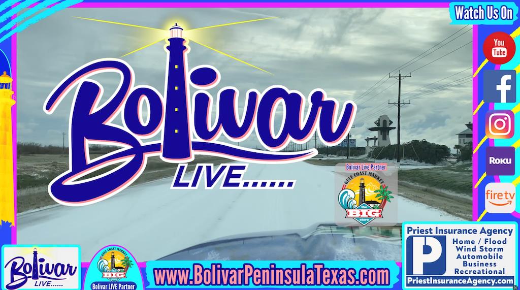Evening Update On Winter Storm Enzo On Bolivar Peninsula.