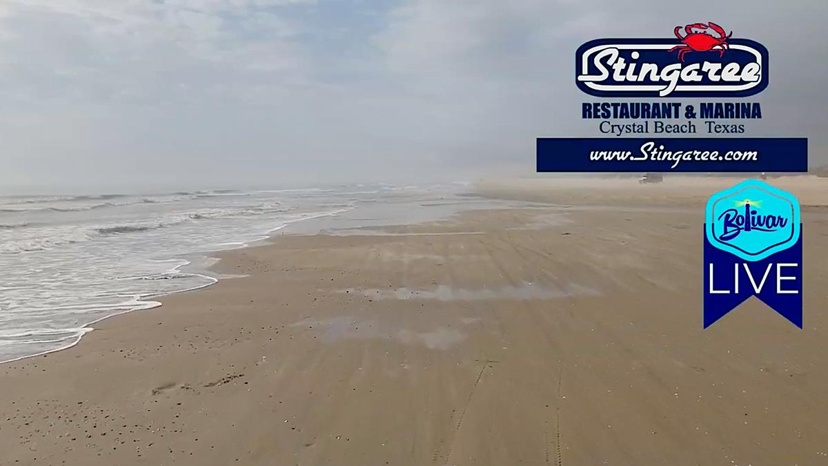 Froggy Day Beachfront On Bolivar Peninsula.