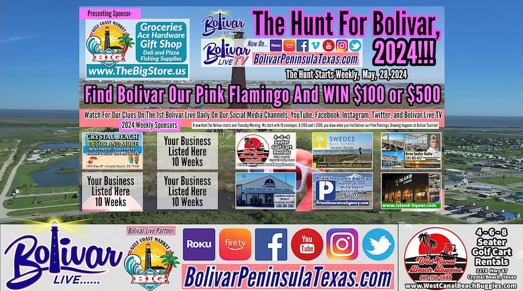 Gearing Up For Memorial Day Weekend 2024 And, The Hunt For Bolivar.