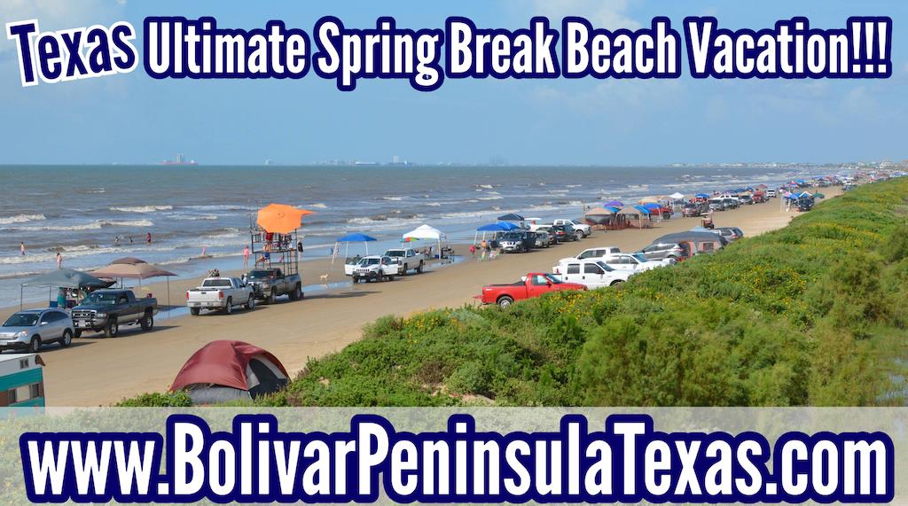 Gearing Up For Spring Break Texas Beachfront Vacation