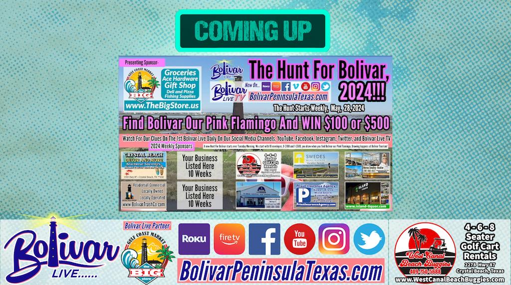 Get Ready For, The 2024 Hunt For Bolivar, Starts May 28th.