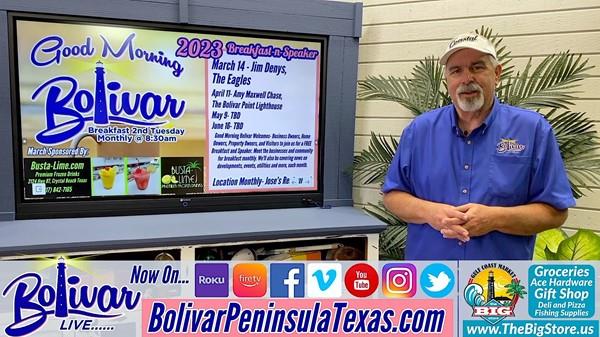 Good Morning Bolivar, Free Breakfast With A Speaker, This Tuesday.