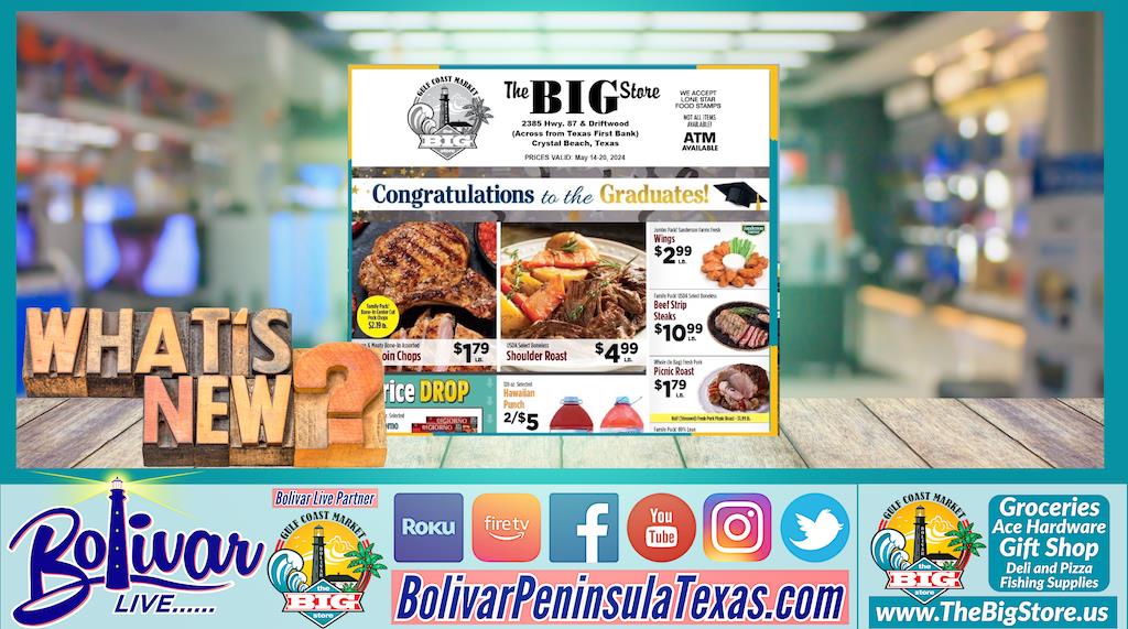 Tune In To Today's Big Store Weekly Sales Ad.