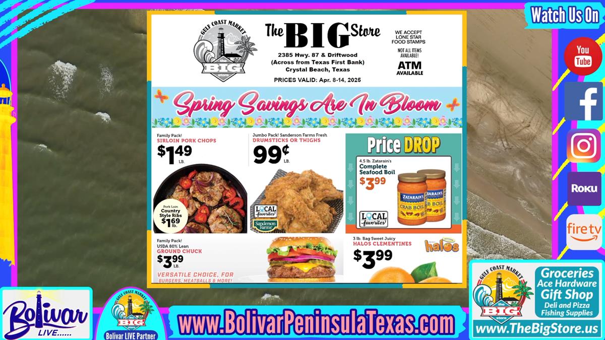 Hot Spring Deals at The Big Store – Stock Up & Save in Crystal Beach, Texas!