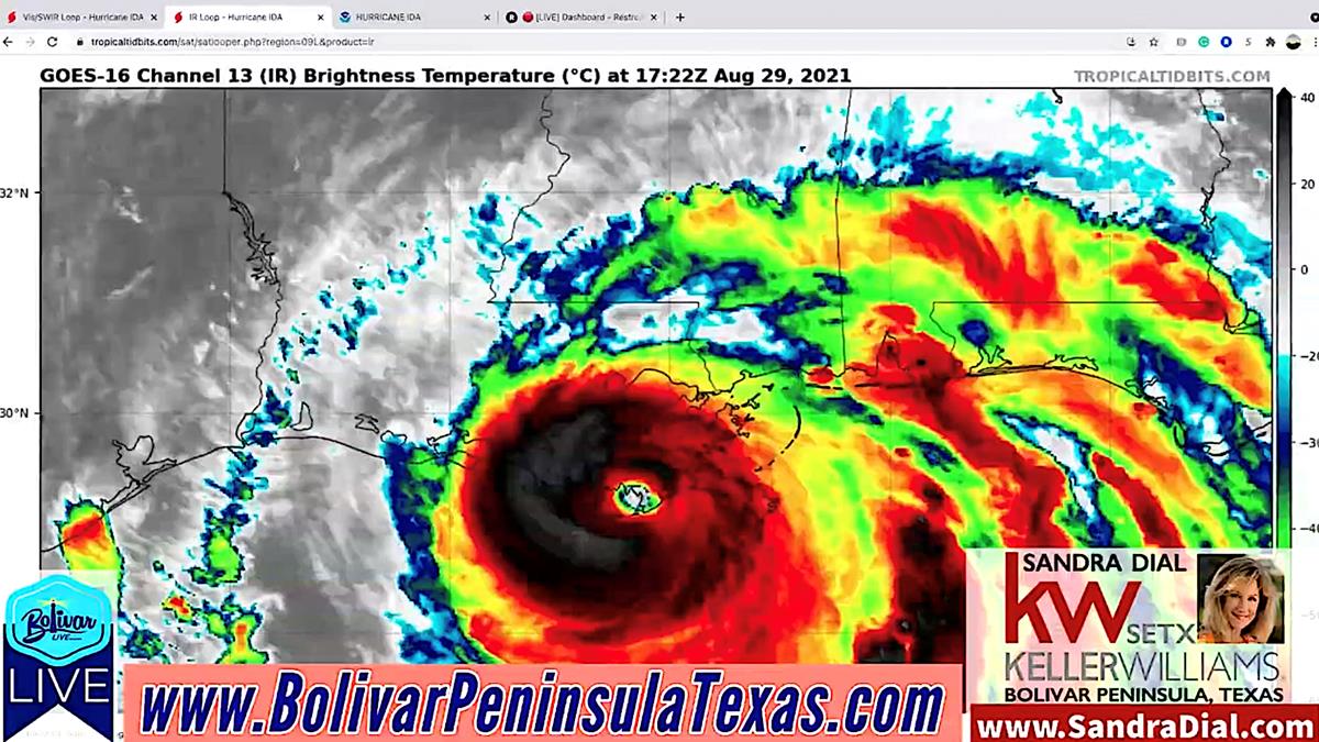 Hurricane Ida Rolls Into Louisiana With 150 MPH Winds.