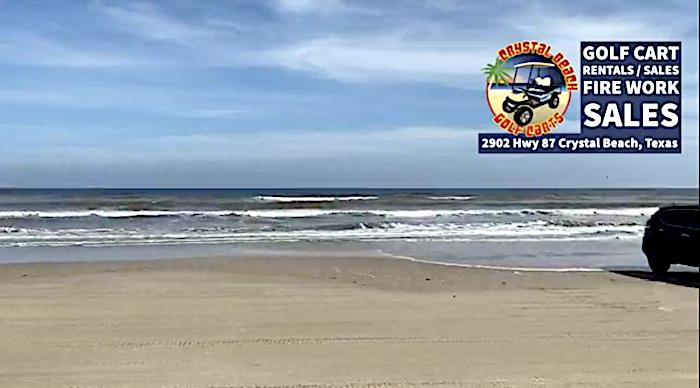 It's Sunny Skies And Open Beach In Paradise, Crystal Beach, Texas!