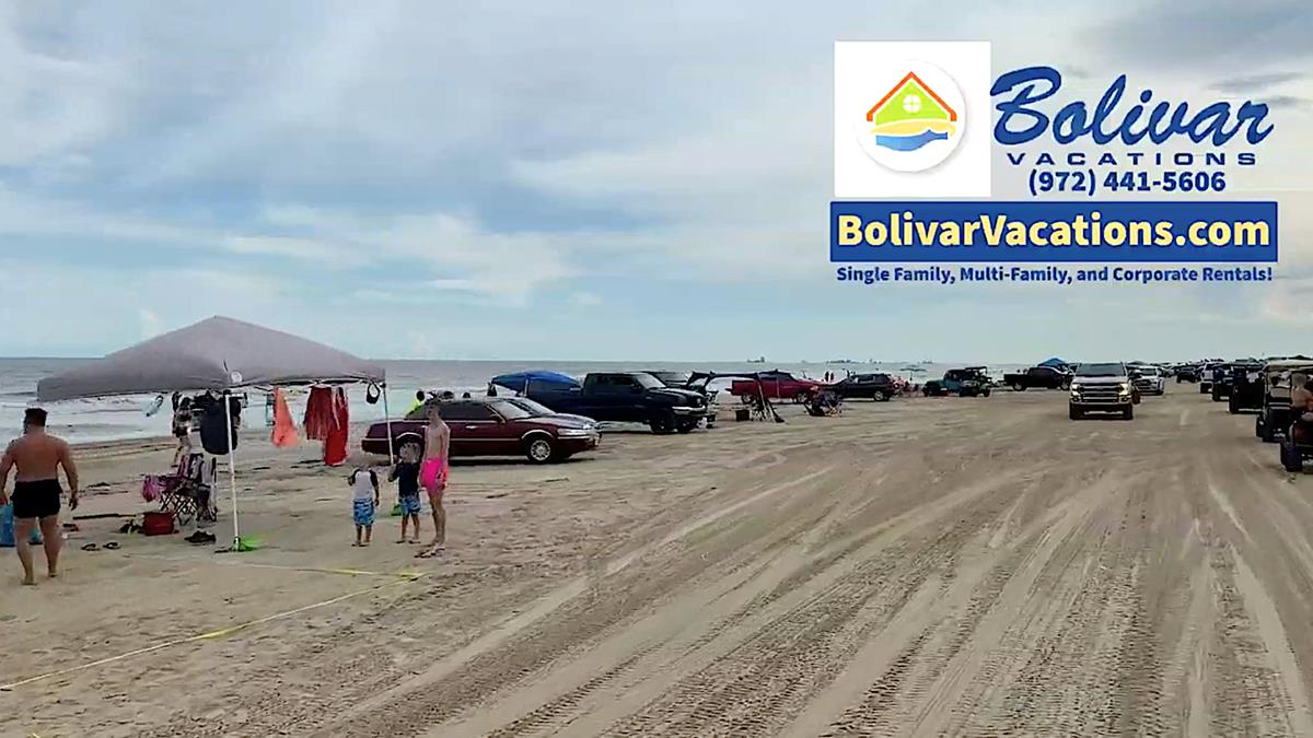 Kick Off Beachfront For July 4th In Crystal Beach, Texas.