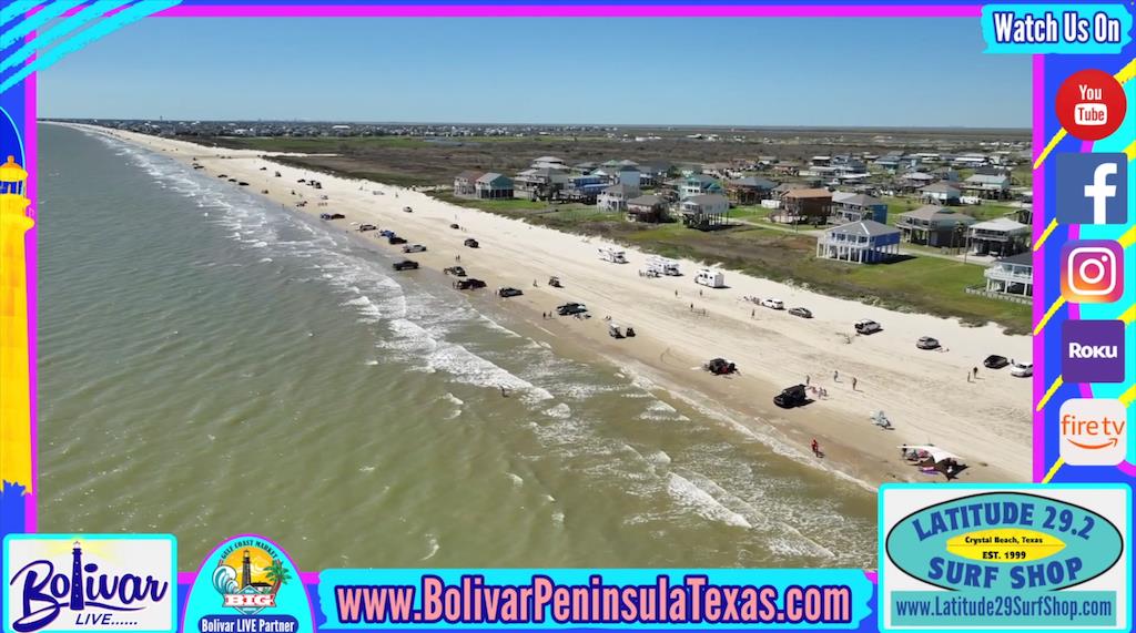 Latitude 29.2 Surf Shop Beach Front Areal View Spring 2025