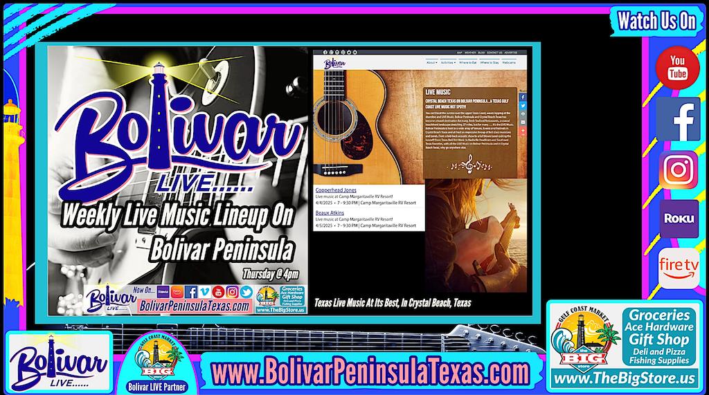 Live Music In Crystal Beach, Texas