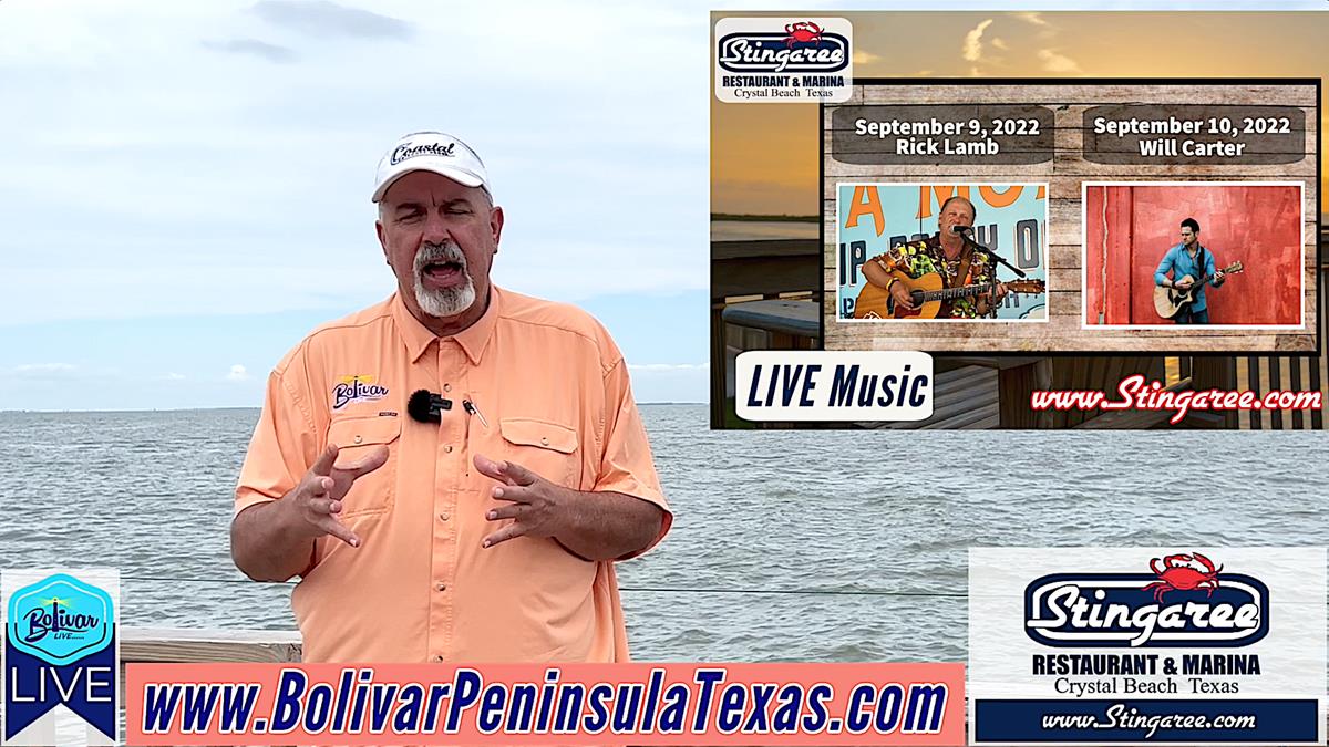 Live On The Dock Of The Bay At, Stingaree Restaurant.