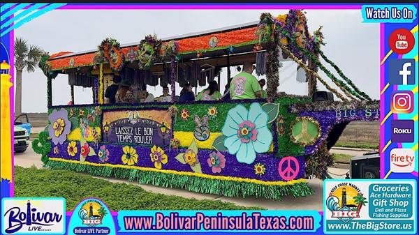 Mardi Gras Pararde Tomorrow, In Crystal Beach, Texas