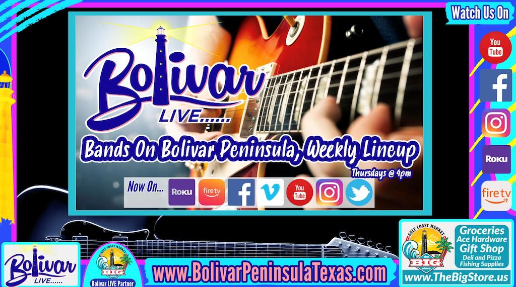 New Year's Weekend Bands Playing On Bolivar Peninsula.