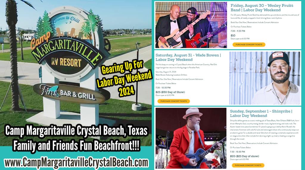 Plan Your Fall Getaway At Camp Margaritaville, Crystal Beach, Texas