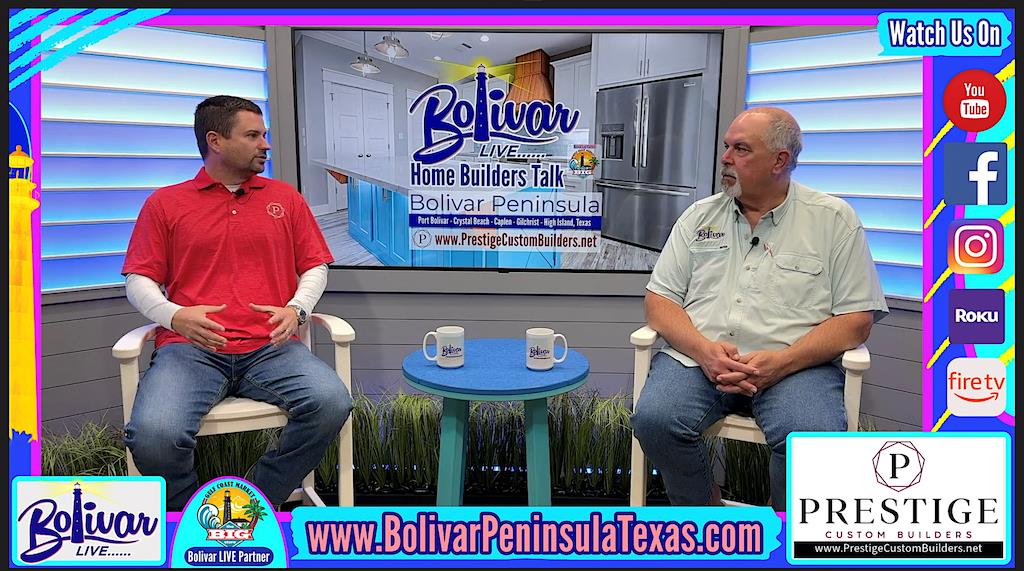 Prestige Custom Builders Working With Bolivar Live.