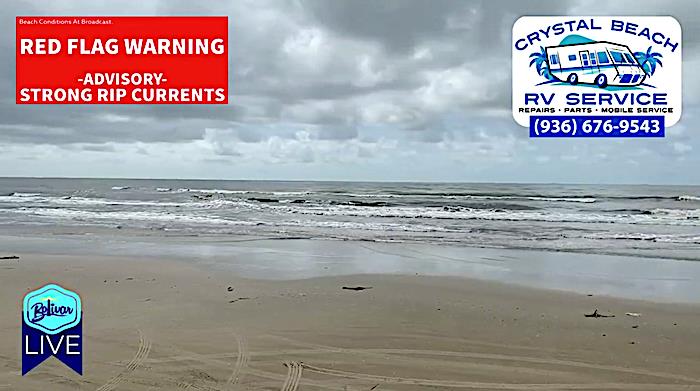 Rainy Weather on Bolivar Peninsula Today, Weekend Weather Looks Great.