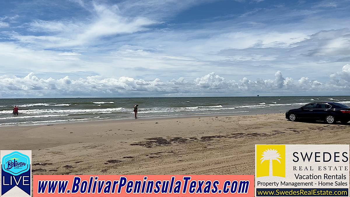 Saturday Afternoon Drive Beachfront On Bolivar Peninsula.