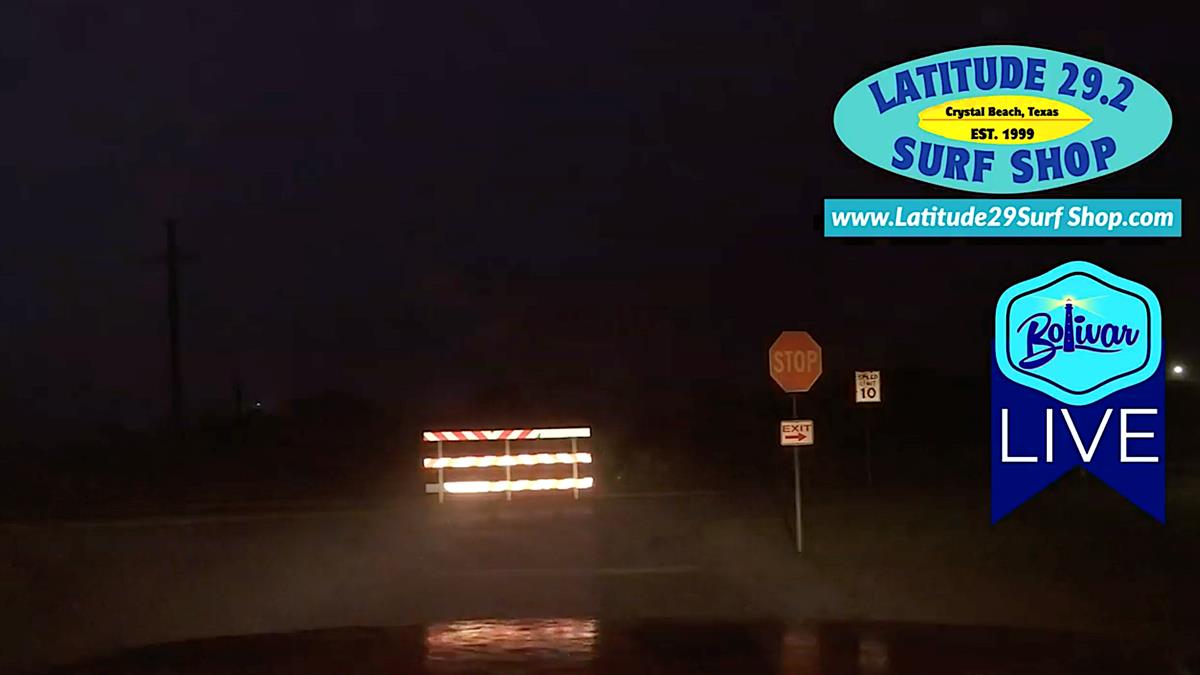 Storm Take Aim On Bolivar Peninsula and Southeast Texas.