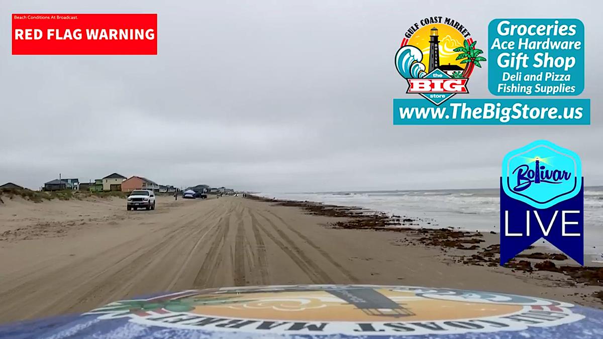 Storms Move Offshore Of Bolivar Peninsula