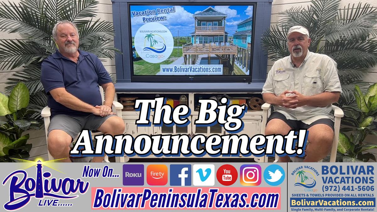 The Big Announcement With Bolivar Vacations!