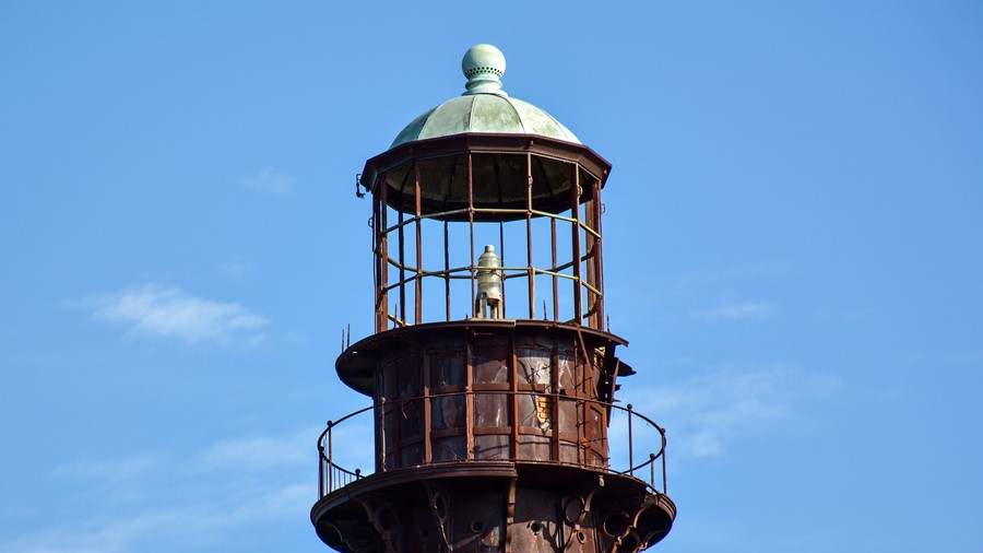The Bolivar Lighthouse Up Close