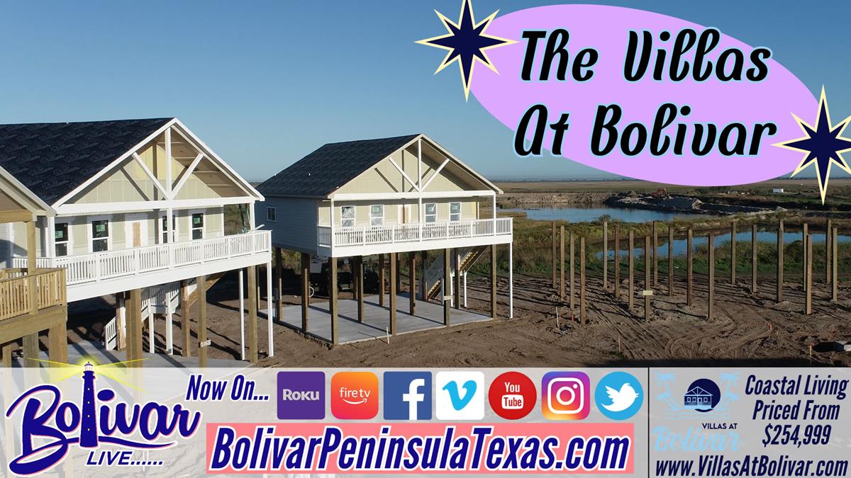 The Villas at Bolivar On Crystal Beach, Texas.