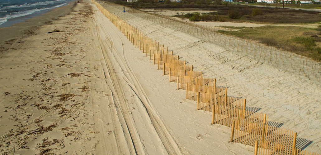 VIDEO: Bolivar Beach and Dune Restoration Project From Above.