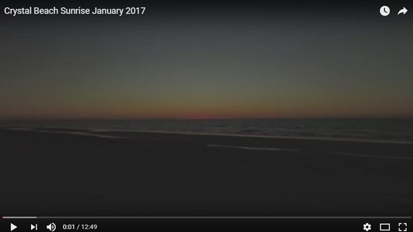 VIDEO: Crystal Beach Sunrise