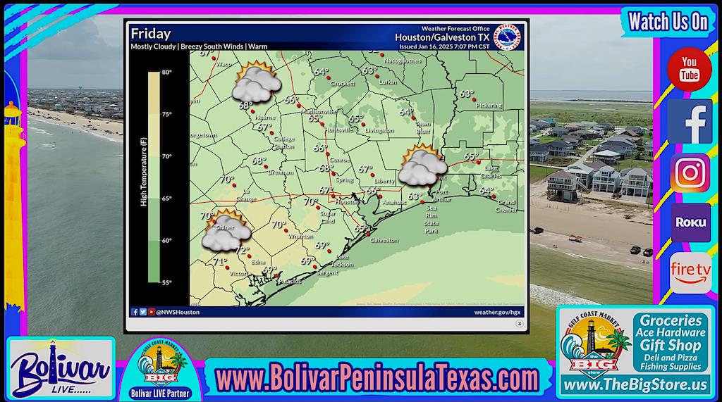 weekend is to be beautiful, enjoy the outdoors. keeping an eye on wintery mix developing Tue-Wed.
