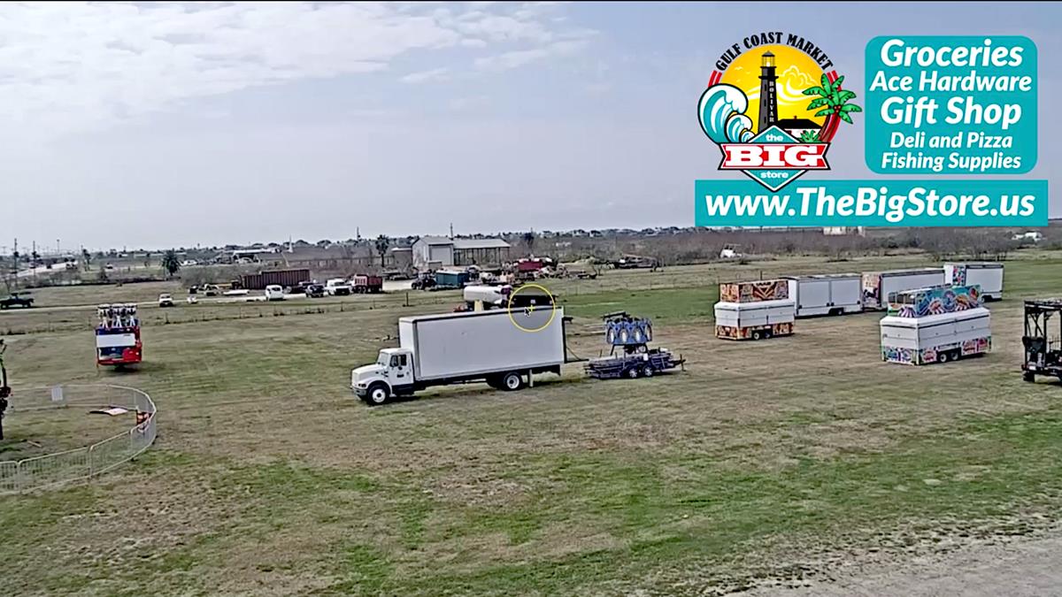  Winding Up For Mardi Gras Weekend In Crystal Beach, Texas.