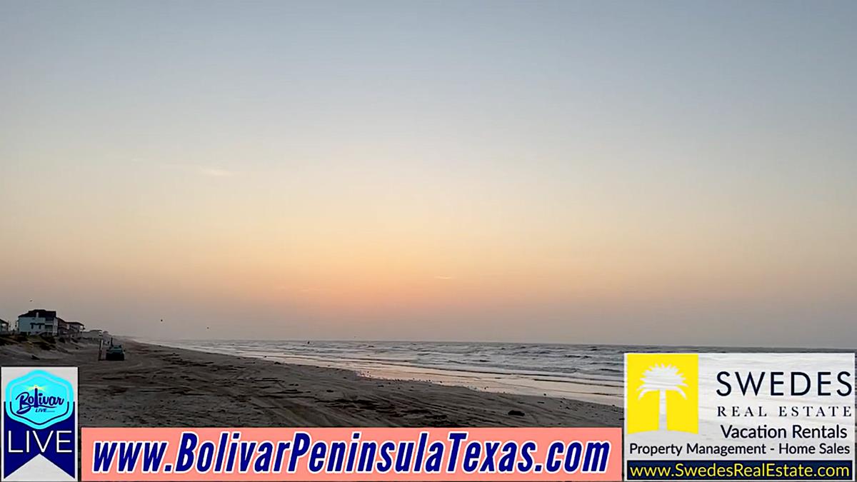 Winding Up For The Weekend, On Bolivar Peninsula.