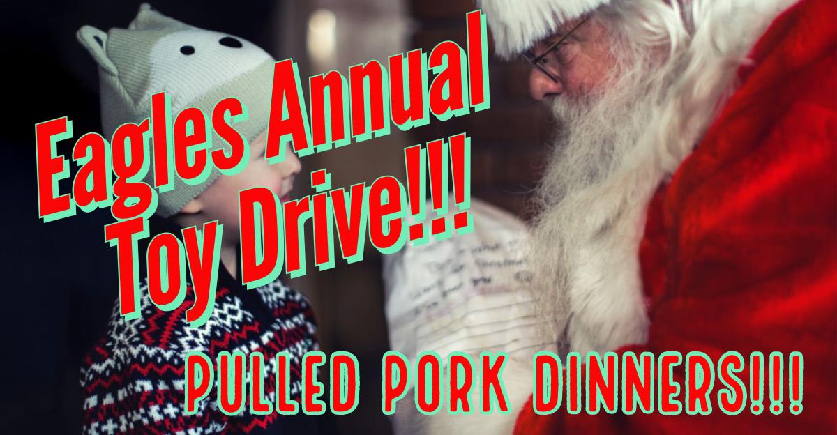 Annual Holiday Pulled Pork Dinner & Toy Drive