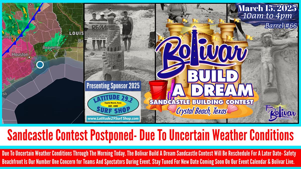 Bolivar Build A Dream Sandcastle Building Contest